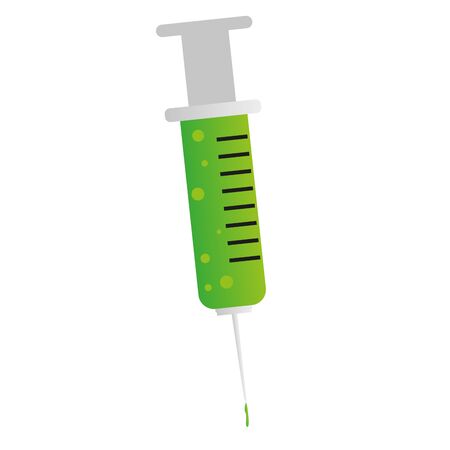Isolated syringe icon. Medical icon - Vector illustrationのイラスト素材