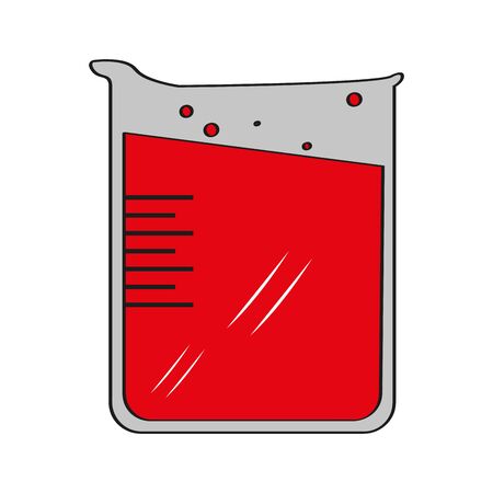 Isolated test tube icon. Medical icon - Vectorのイラスト素材