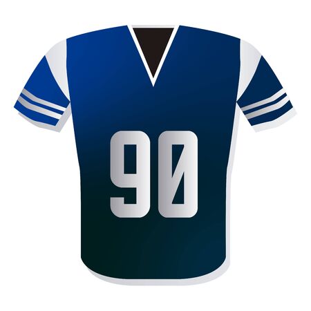 Isolated american football jersey. Sport uniform - Vectorのイラスト素材
