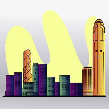 City skyline of Tokyo - Vector illustration designのイラスト素材