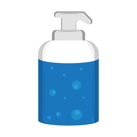 Isolated soap bottle. Hnad washing - Vector illustrationのイラスト素材