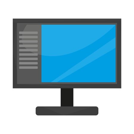 Isolated PC screen icon. Technology equipment - Vector illustrationのイラスト素材