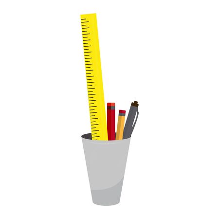 Study tool in a pencil holders - Vectorのイラスト素材