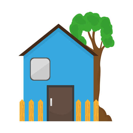 Residential house icon. Home building icon - Vectorのイラスト素材