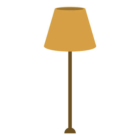 Floor lamp icon. Home decoration icon - Vectorのイラスト素材