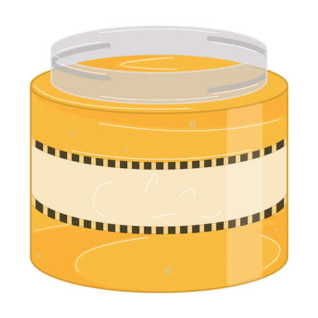 Isolated honey bottle. Natural and healthy food - Vectorのイラスト素材