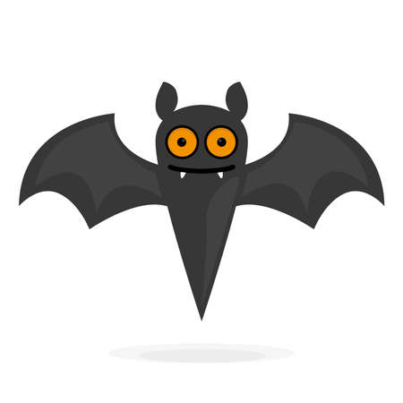 Scary bat icon. Animal icon. Halloween - Vectorのイラスト素材