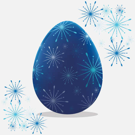 Decorated easter egg. Traditional decoration for easter season - Vectorのイラスト素材