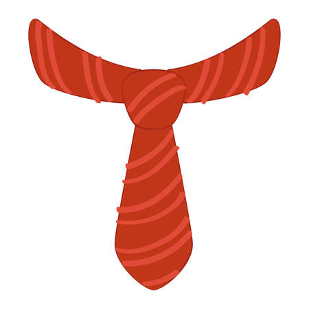 Isolated hipster trendy necktie sketchのイラスト素材