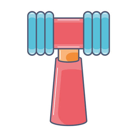 Isolated colored hammer toy icon flat design Vectorのイラスト素材