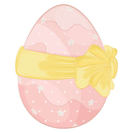 Isolated watercolor paint easter egg Vectorのイラスト素材