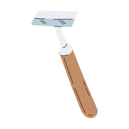 Isolated sketch of a razor Vectorのイラスト素材