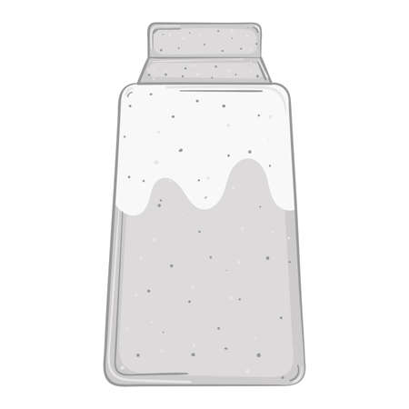 Isolated bottle of milk Dairy product icon Vectorのイラスト素材