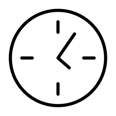 Isolated watch icon Flat design Vectorのイラスト素材