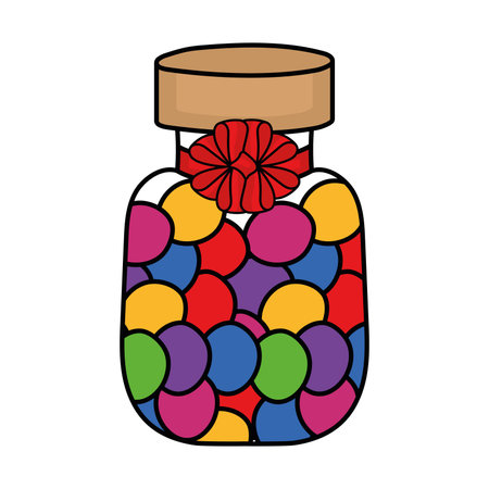 Isolated colored wrapped gift sketch icon Vectorのイラスト素材