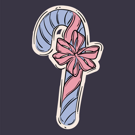 Isolated colored wrapped gift sketch icon Vectorのイラスト素材