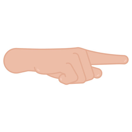 Isolated colored hand gesture icon Vectorのイラスト素材