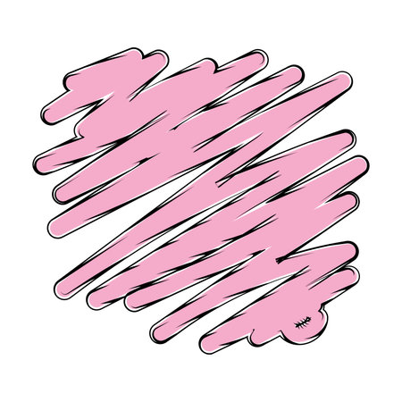 Isolated cute sticker of a kid sketch Vectorのイラスト素材