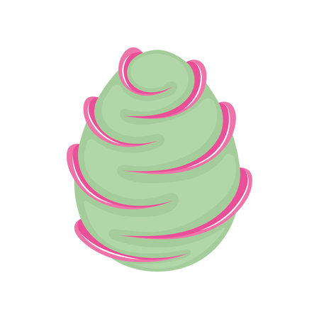 Isolated traditional decorated easter egg Vectorのイラスト素材