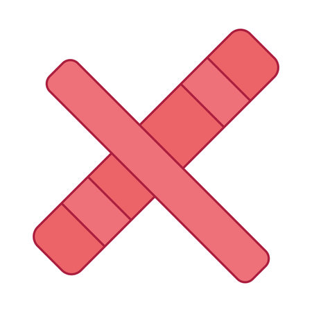 Isolated colored clave musical instrument icon Vectorのイラスト素材