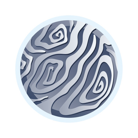 Isolated colored sci fi planet icon Vectorのイラスト素材