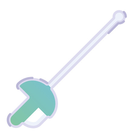 Isolated colored fencing sword icon Vector