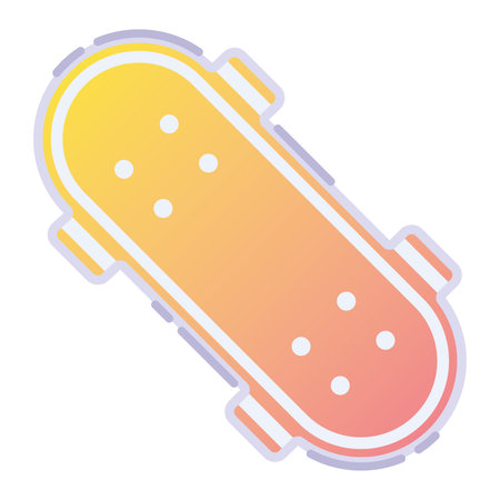 Isolated colored skateboard sport icon Vectorのイラスト素材