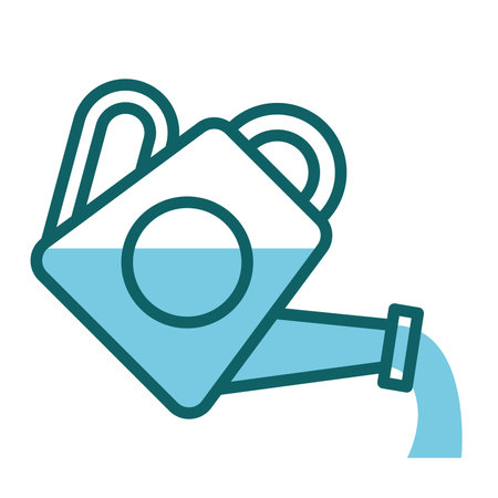 Isolated colored garden watering can icon Vectorのイラスト素材