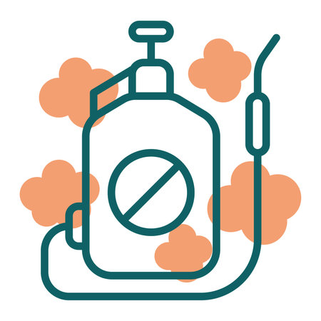 Isolated colored pesticide spray can garden icon Vectorのイラスト素材
