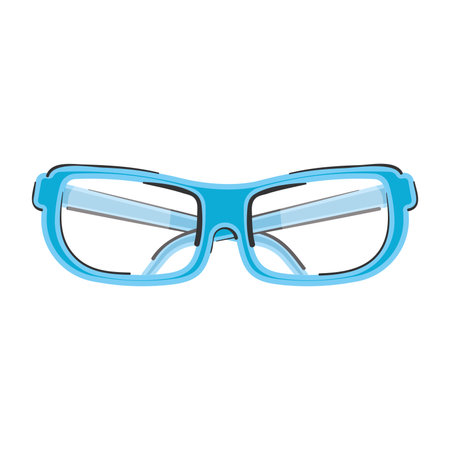 Isolated colored eyeglasses sketch icon Vectorのイラスト素材
