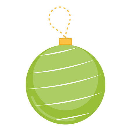 Colored christmas ball sketch icon Vectorのイラスト素材