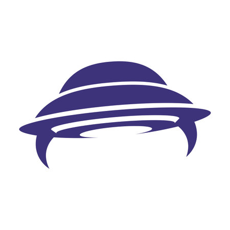 Ufo spaceship icon Vectorのイラスト素材