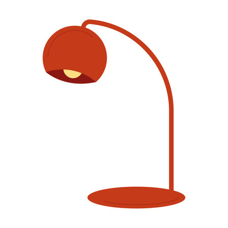Isolated colored lamp icon Vectorのイラスト素材