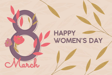 Happy women day card Vectorのイラスト素材