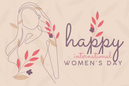 Happy women day card Vectorのイラスト素材