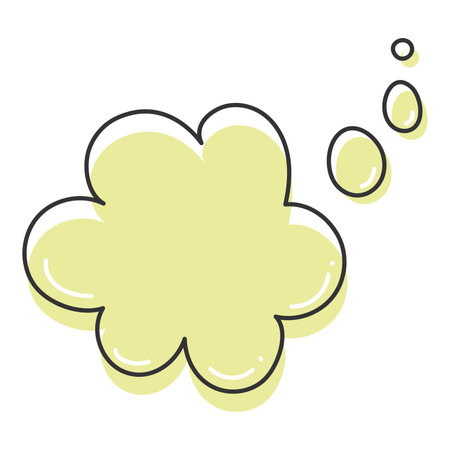 Comic bubble chat sketch icon Hand Draw Vectorのイラスト素材