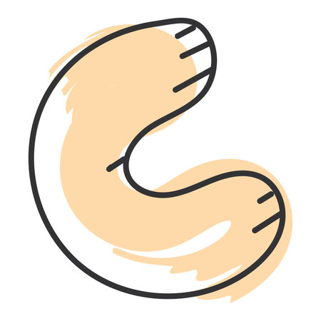Alphabet letter sketch icon Hand Draw Vectorのイラスト素材
