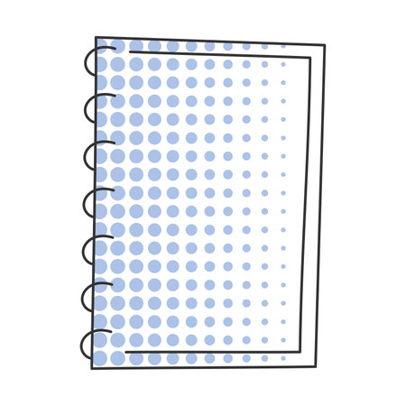 Notebook sketch icon Hand Draw Vectorのイラスト素材