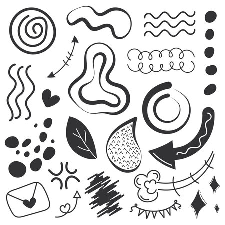 Hand draw colored pattern background Vectorのイラスト素材