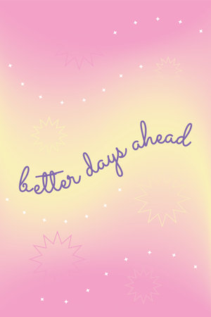 Colorful gradient background with motivational text Vectorのイラスト素材