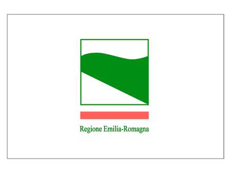 Flag of the Italian Region of Emilia-Romagnaのイラスト素材