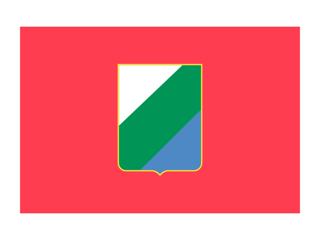 Flag of the Italian Region of Abruzzoのイラスト素材