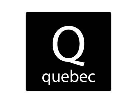 Army Phonetic Alphabet Letter Quebecのイラスト素材