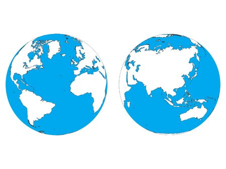 Picture of the Globeのイラスト素材