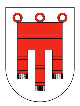 Coat of Arms of the Austrian State of Vorarlbergのイラスト素材