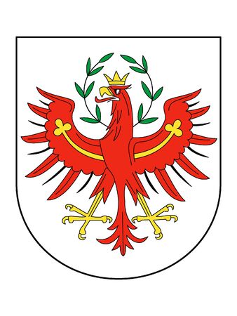 Coat of Arms of the Austrian State of Tyrolのイラスト素材