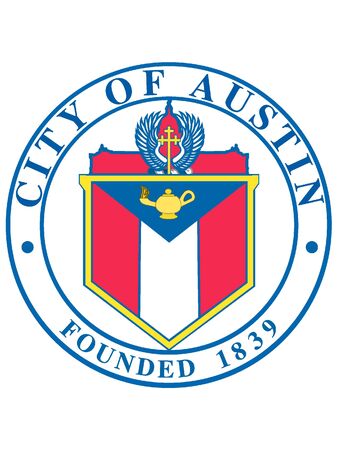 Seal of USA City of Austin, Texasのイラスト素材
