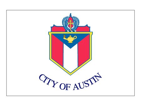 Seal of USA City of Austin, Texasのイラスト素材