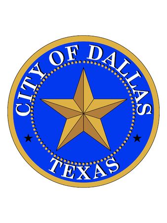 Seal of USA City of Dallas, Texasのイラスト素材