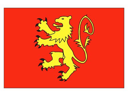 Flag of the City of Valletta, Maltaのイラスト素材